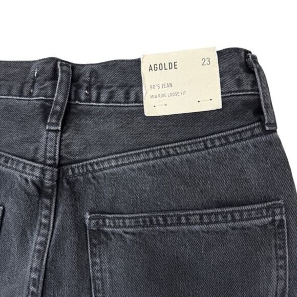 NWT AGOLDE 90s Mid Rise Loose Sz 23 Vagabond - Picture 10 of 11